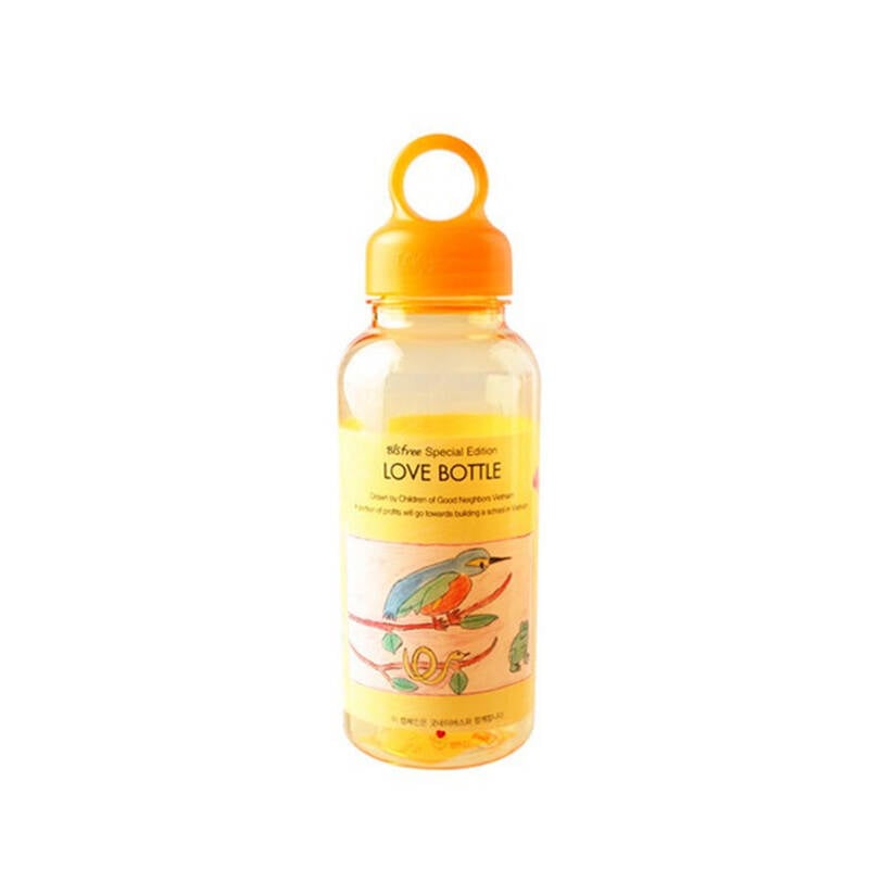 Bình Nước Bisfree In Tranh 350Ml - Màu Vàng (Tranh Do Trẻ Em Việt Nam Vẽ) - LocknLock - ABF623 image number null